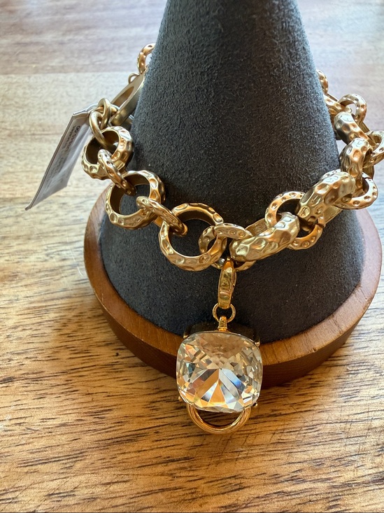 Spartina 449 Jewelry - Textured Link Toggle Bracelet  Style Spartina 449 with Charm NWT